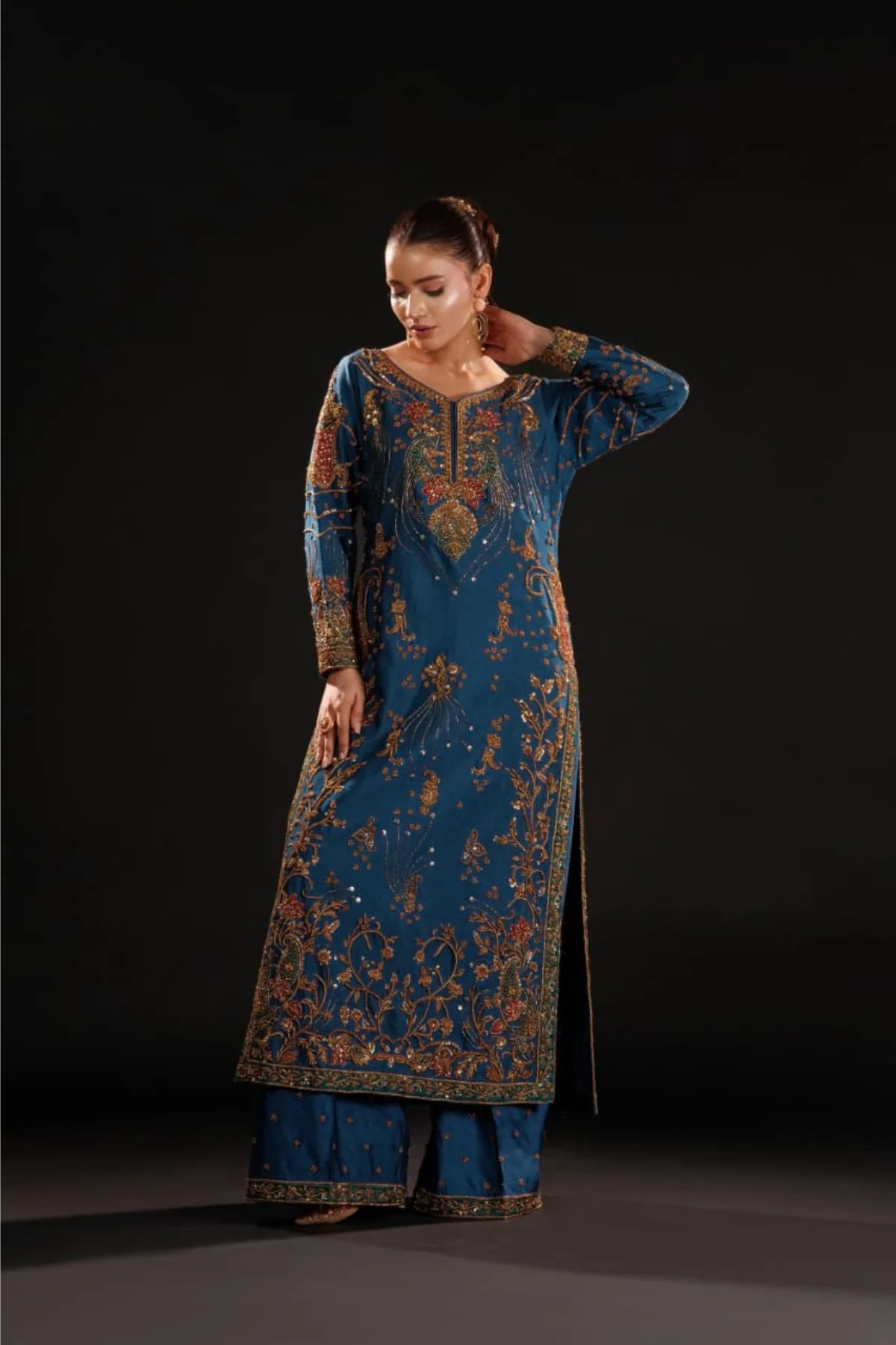 Azure Dynasty By Usman Silk