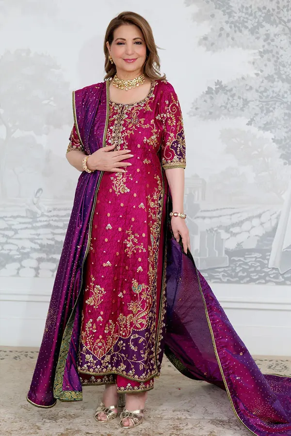 Bita Magenta Kurta – Farah Talib Aziz