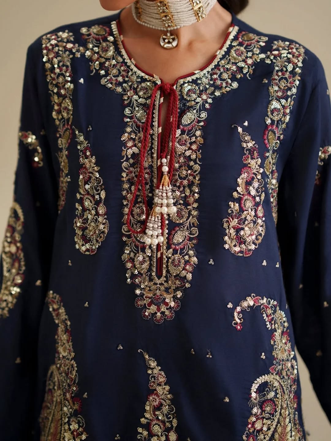 Embroidered Suit / 2 Piece Stitched Suit
