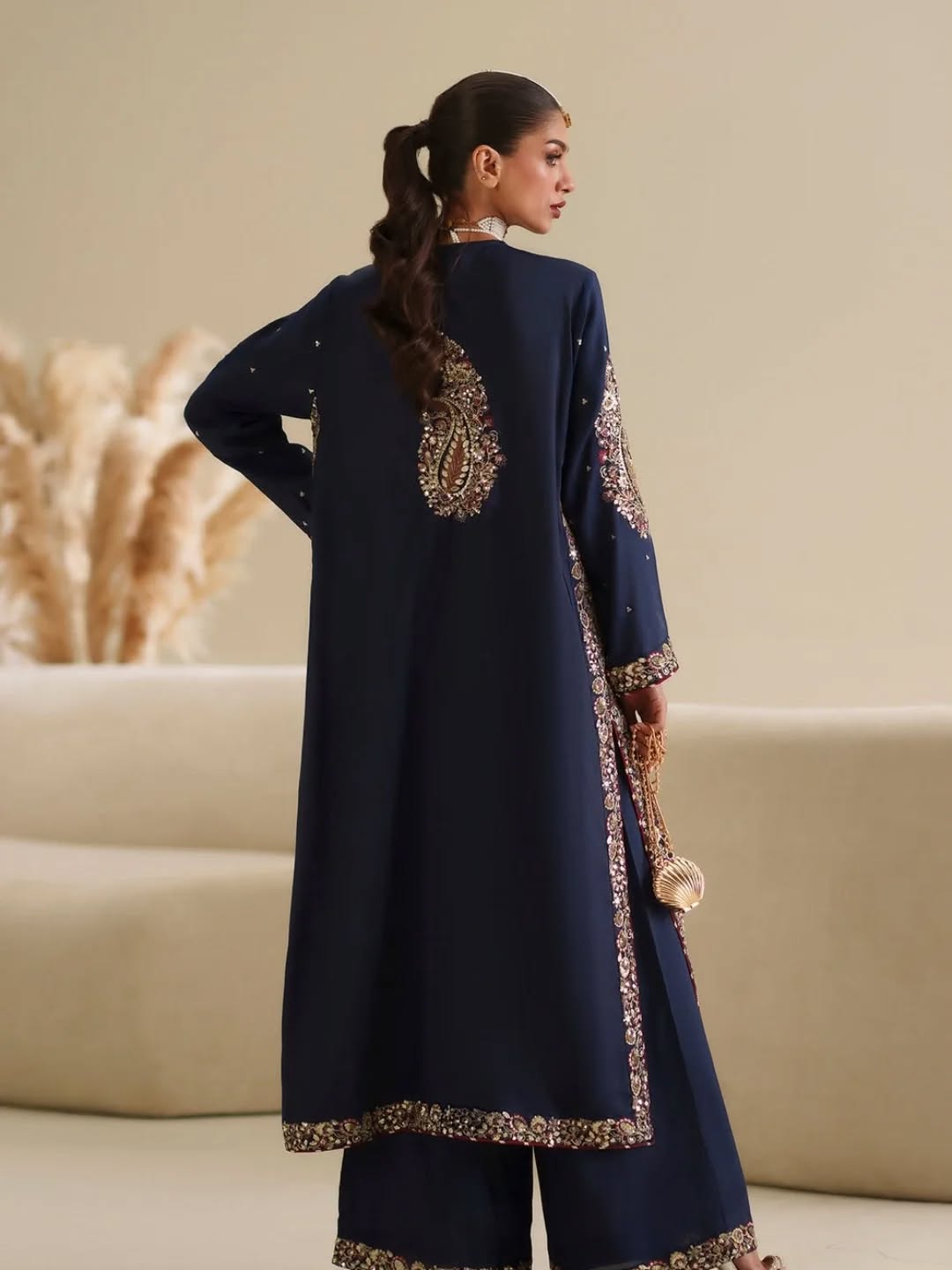 Embroidered Suit / 2 Piece Stitched Suit