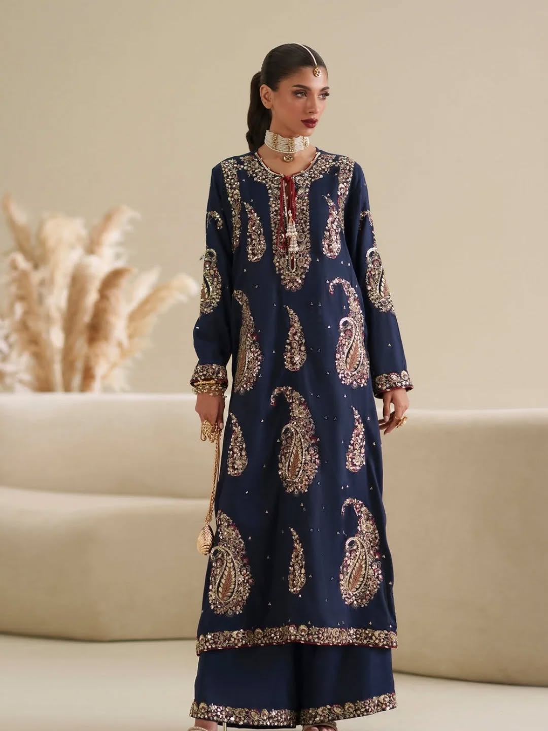 Embroidered Suit / 2 Piece Stitched Suit